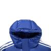 Серия пуховиков Li Ning Hot Pot Стиль фана Ретро мода Простой полосатый длинный пуховик Унисекс Верхняя одежда Темно-синий AYMV619-4