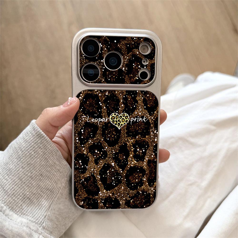 Применимо к iPhone17ProMax чехол для мобильного телефона с рисунком под кожу леопардовый принт 15pro/16/13 продвинутый 14pro доставка