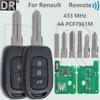 DR 4A PCF7961M 433 МГц Автомобильный Пульт Ключ Для Renault Dacia Sandero Logan Lodgy Dokker Clio4 Master3 Duster Vauxhall Vivaro Trafic