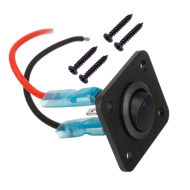 1Gang Blue LED 12V Toggle Rocker Switch Panel For Car Boat Marine RV Truck