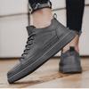 Мужская обувь 2024 года, новая модная кожаная мужская повседневная обувь, мокасины, мужские туфли на открытом воздухе, удобные дышащие кроссовки для ходьбы и бега
