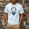 Mountains And The Moon Graphic Herren T Shirt Vintage Streetwear Designer Clothes Versatile Unisex Stylish Stretched