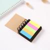 Hard Cover Note Pads Small Spiral Notebook Self-Adhesive Sticky Note Combination Memo Pads School Office Supplies