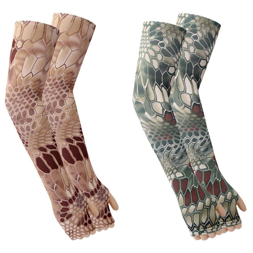Long Sleeves Driving Camouflage Arm Sleeves Cooling Sleeves Ice Silk sleeve Sun Protection Sleeves