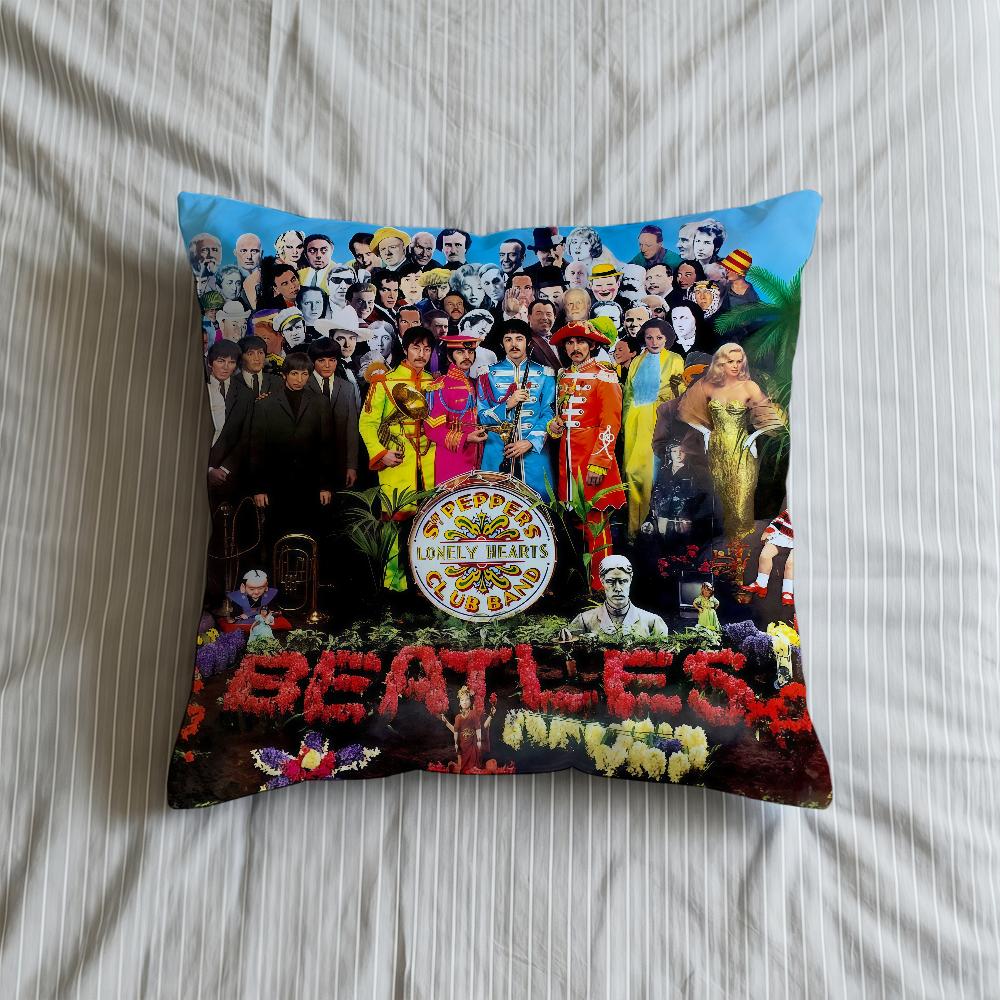 Подушка Полоса SN Чехол Мягкий Чехол Диван Рок Гостиная B-BbeatleS-ES Комната Дом Удобный Офис Декор Защитная Подушка