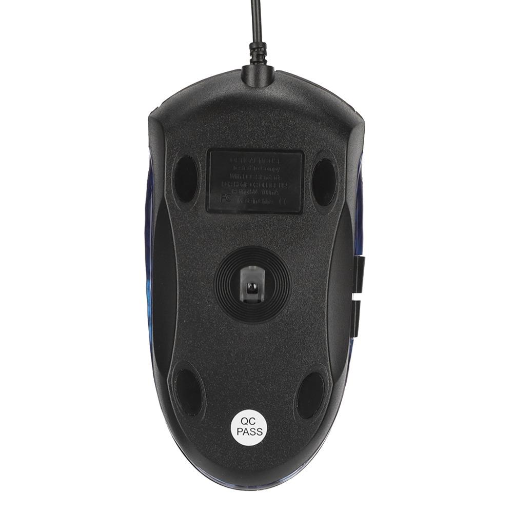 Adjustable DPI Wired Mouse Type-C Wired Computer Mouse 6-Button Optical Mouse Study
