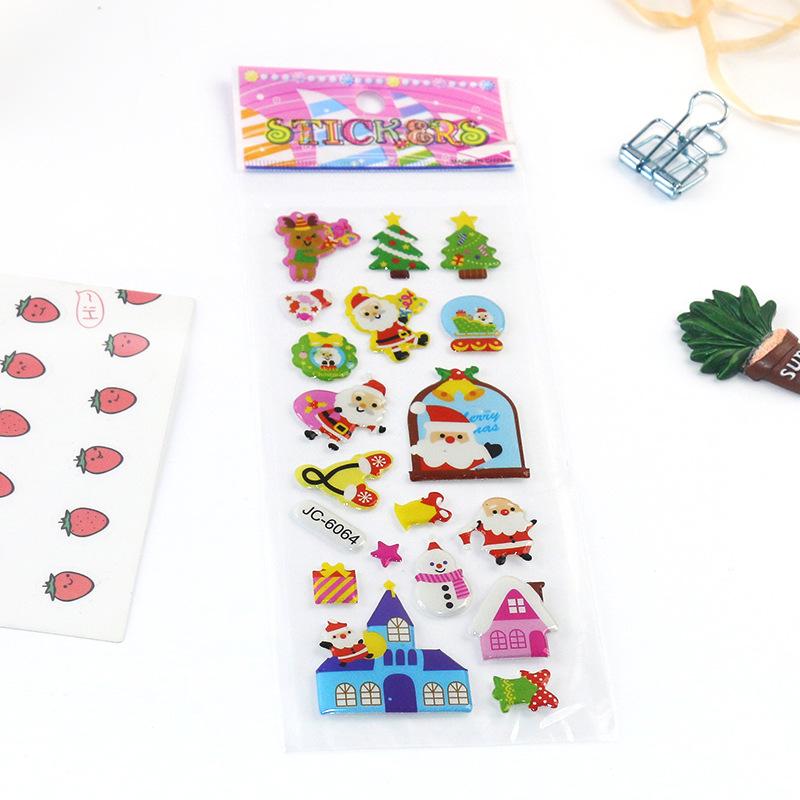 10 листов наклеек на рождественскую тематику, наклейки с Рождеством, наклейки для рождественских зимних праздников, наполнители для рождественских мешочков со сладостями