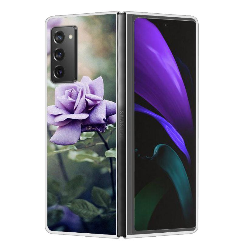 Крутой чехол для Samsung Z Fold 6 5 4 3 Чехол Жесткая прозрачная пластиковая крышка для Samsung Galaxy Z Fold 2 5 6 Чехол для телефона Funda ZFold2 Coque