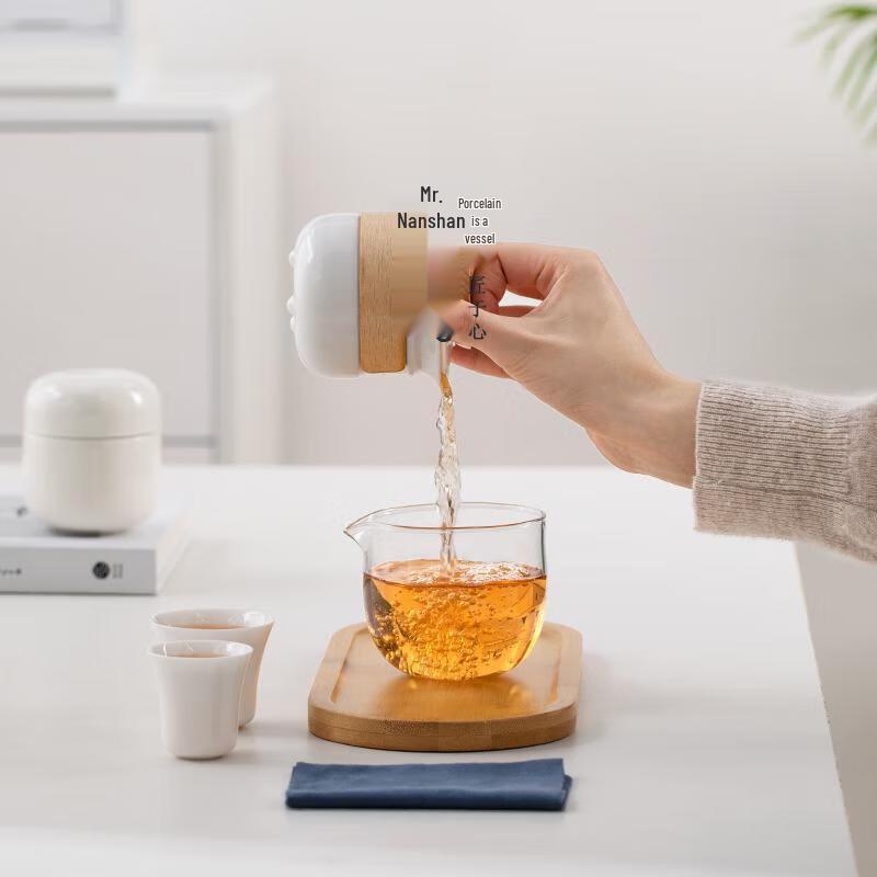 Portable Zen Black Quick Tea Set