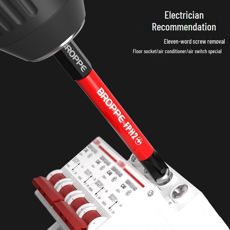 Улучшенная магнитная не скользящая электрическая насадка-отвертка для воздушных и панельных переключателей