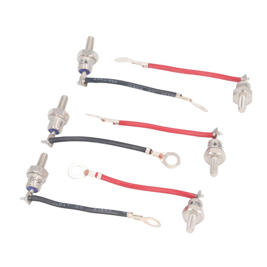 ZX25A Diode Resistor Kit with Washers Nuts Generator Diode Electronic Components for Stamford RSK1001 Rectifier Wheel