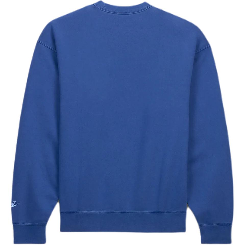 Nike Флисовая толстовка X Nigo NRG Crew, темно-синяя, унисекс, топы, синяя FV5941-492