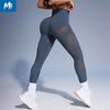 European & American High Waist Seamless Yoga Leggings - Peach Butt, Hollow Out Design for Women's Fitness & Outdoor Running