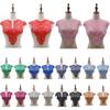 Lace Fake Collar Embroidered Corsage Hollow Design Big Flowers Detachable Front / Back Collar Lace Applique Female Charm for Sewing Shop
