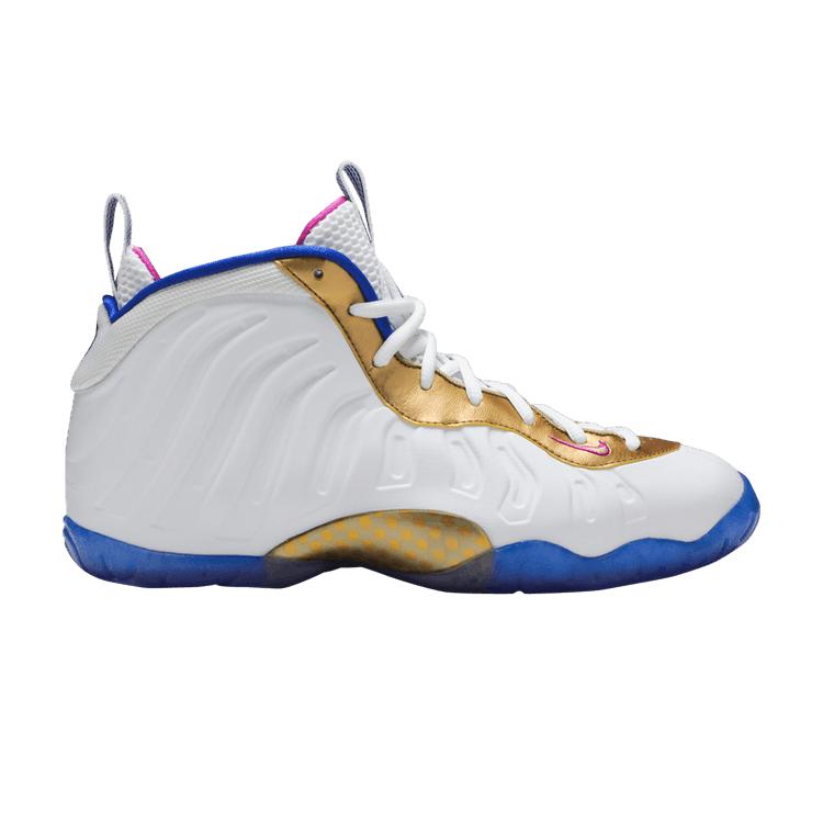 Kids' Sneakers Nike Air Foamposite One Peanut Butter & Jelly (GS) White/Fuchsia Blast-Racer Blue
