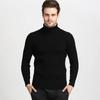 Men's High Neck Sweater Pullover Knitted Warm Casual Men Clothing Knitted Sweater Men
