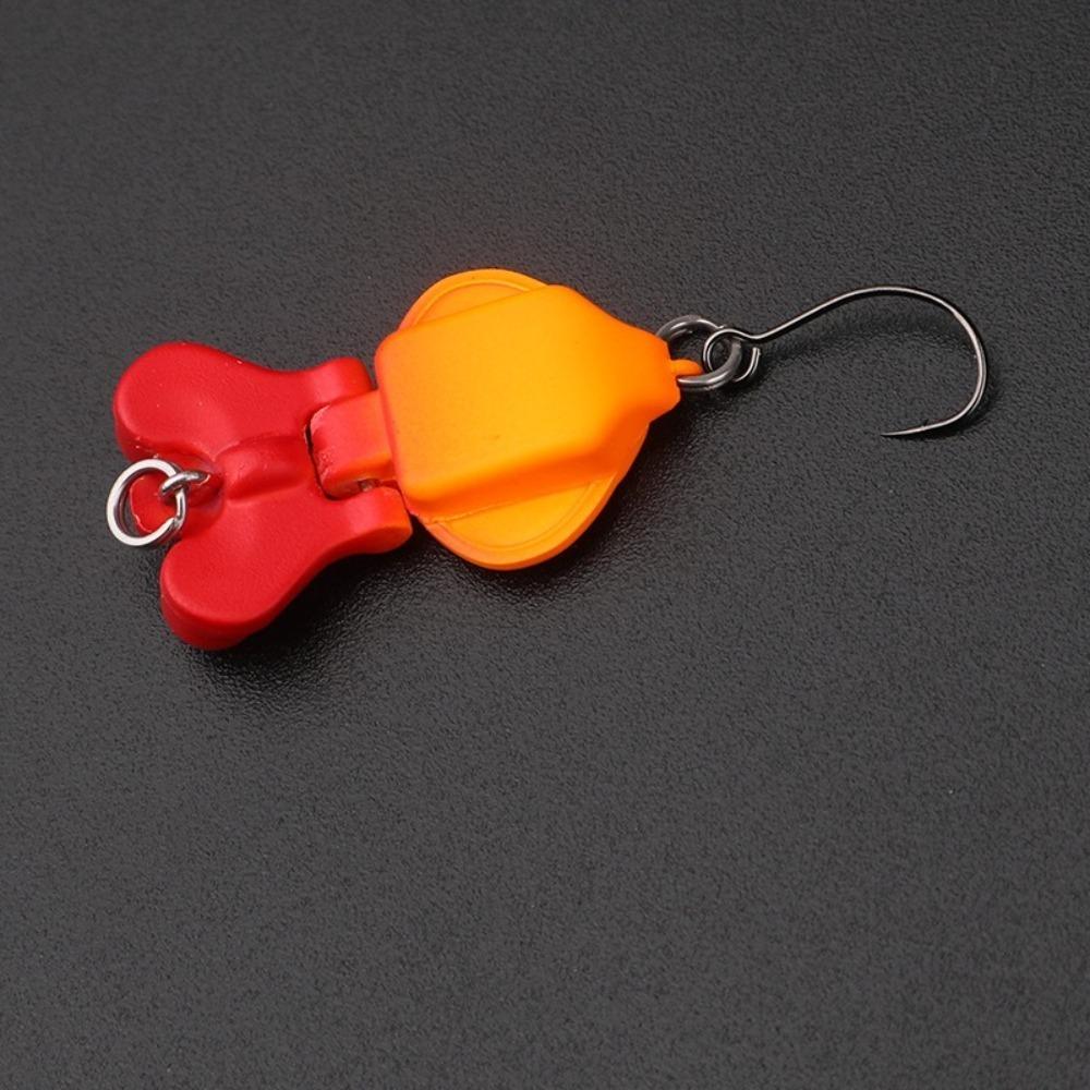 1 шт. Двухсекционная 3D рыболовная приманка 2 г 2,9 см Искусственная приманка Универсальная жесткая приманка для кальмара На открытом воздухе