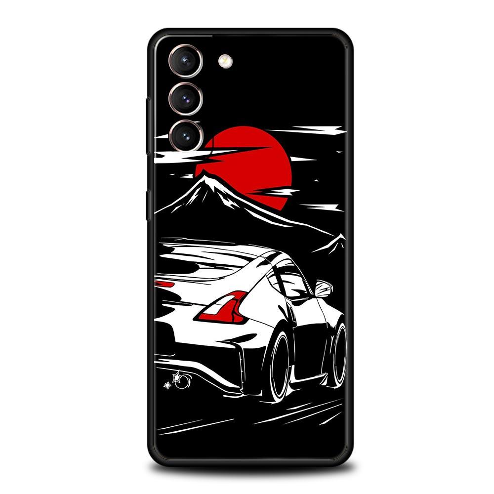 Японский чехол для телефона с изображением спортивных автомобилей JDM для Samsung Galaxy S24 S23 S22 5G S20 Ultra S21 FE S10 S9 Plus S10E S8 Lite 20