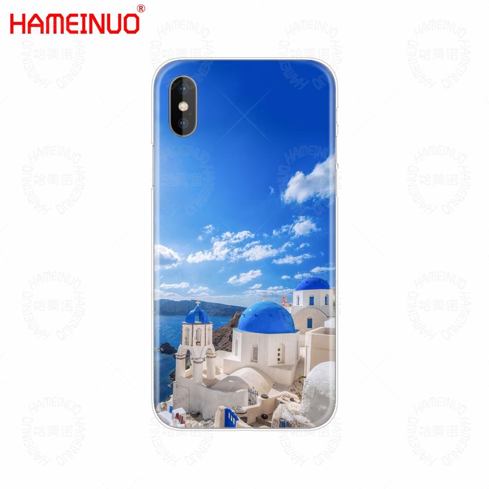 Чехол для мобильного телефона Hameinuo с древним флагом Греции и пейзажами для iphone X 8 7 6 4 4S 5 5S SE 5c 6s plus