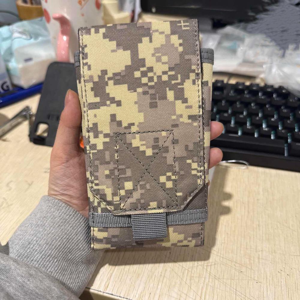 Mobile Phone Bag Nylon Belt Waist Pouch Zipper Waist Pack Army Waist Bag Waist Bag Outdoor Belt Bag