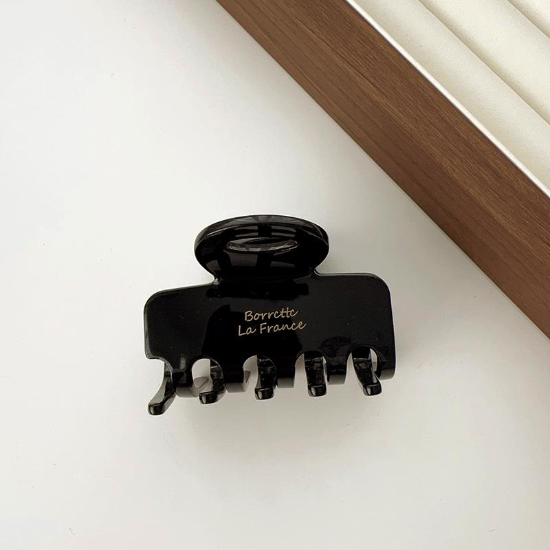 Jennie Style Red Claw Clip - High-End 2025 Large Volume Updo Acetate Shark Clip for Women