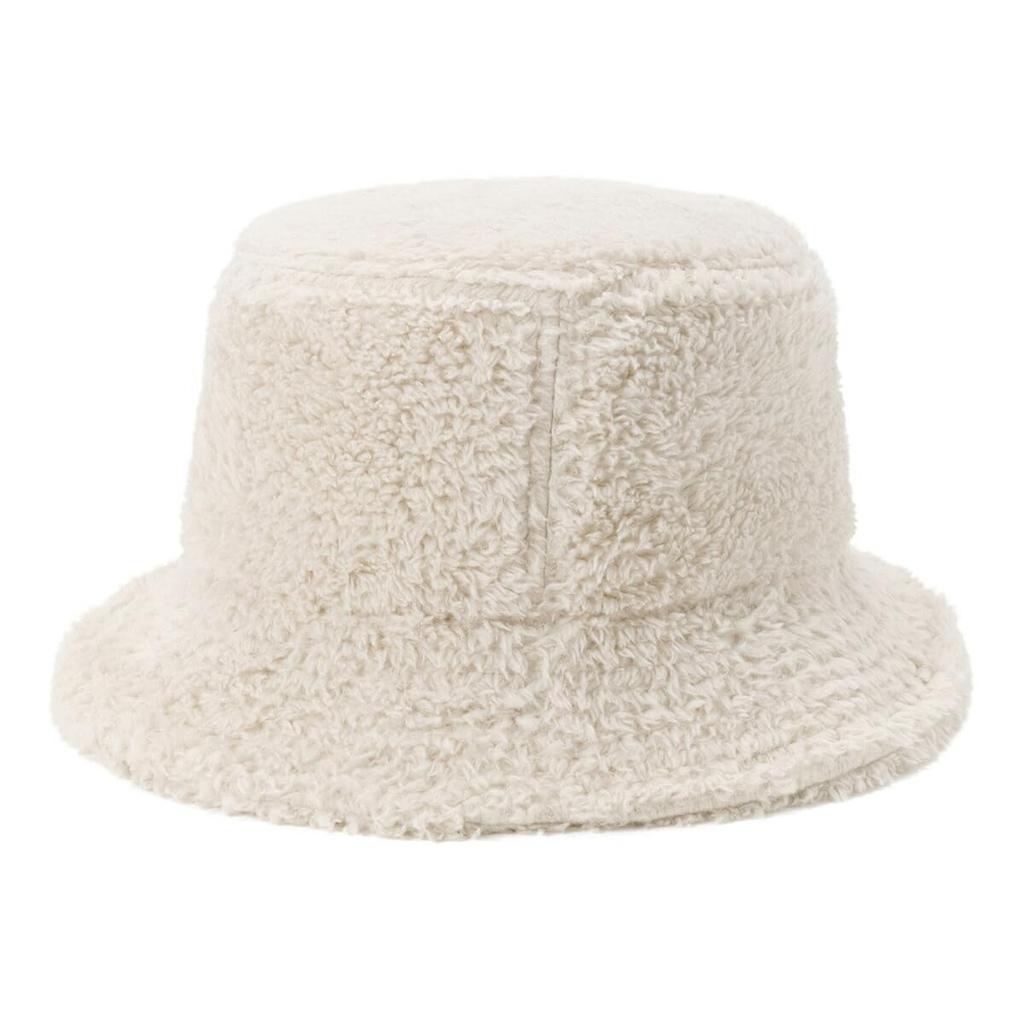[New Era] Hat Bucket Mink Fleece Boa Light Beige ML BUCKET01 MINK FLEECE SOLID BGE