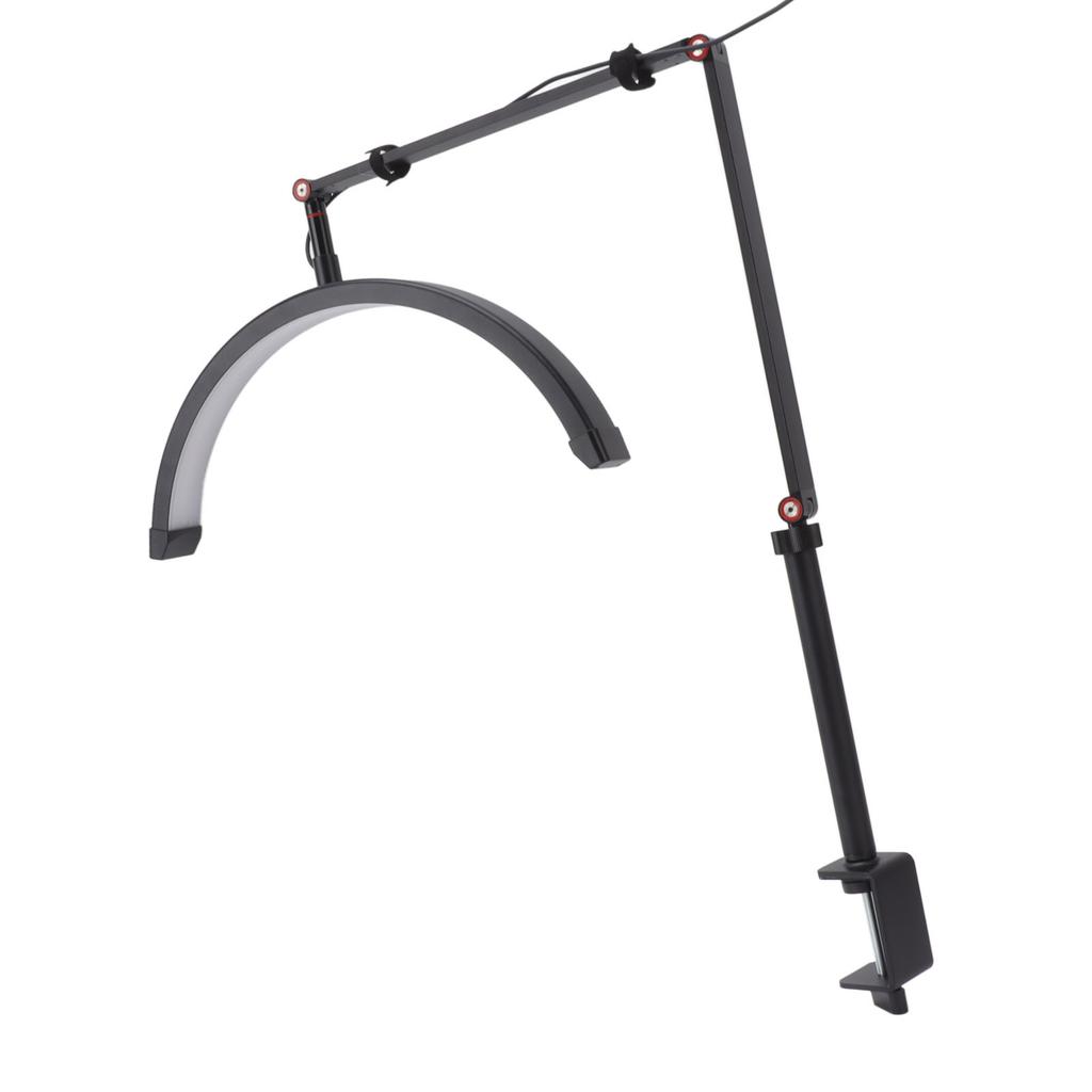 Светодиодная настольная лампа Half Moon Light Lash с вращением на 360 градусов, 3 цвета, 10 передач, регулируемая яркость, наращивание ресниц