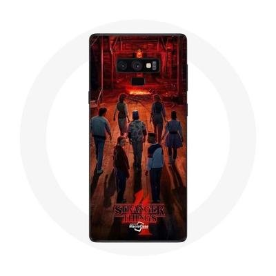 Чехол для Samsung Galaxy Note 9 Stranger Things Poster Crews Fan Art Season 4