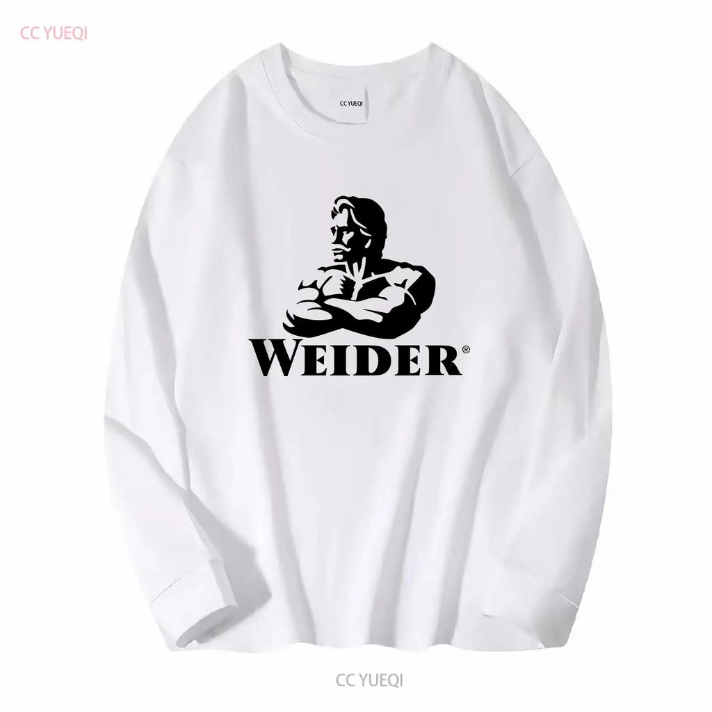 JOE WEIDER Фитнес Бодибилдинг Мягкая футболка винтажная Стиранная с принтом Унисекс мода Удобная Эластичная мужская
