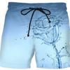Men Shorts Summer 3D Printed Casual Ordinary Youth Beach Short Pants Spring Little Stretch Short Trousers