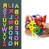 Магнитные обучающие буквы алфавита, пластиковые наклейки на холодильник, обучающие игрушки для малышей, счета и правописания