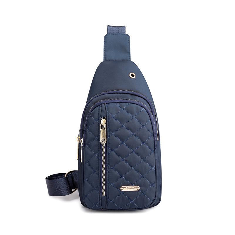 Женская сумка кроссбоди на грудь в корейском стиле 2022 года - спортивная передняя сумка из ткани Оксфорд для уличной одежды
