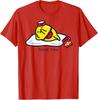 Футболка Gudetama Ленивое Яйцо Сервер в Закусочной Время Перекуса