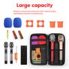 EVA Hard Case Microphone Storage Box Protective Pouch Microphone Storage Bags Holders with Inner Pocket Protectors