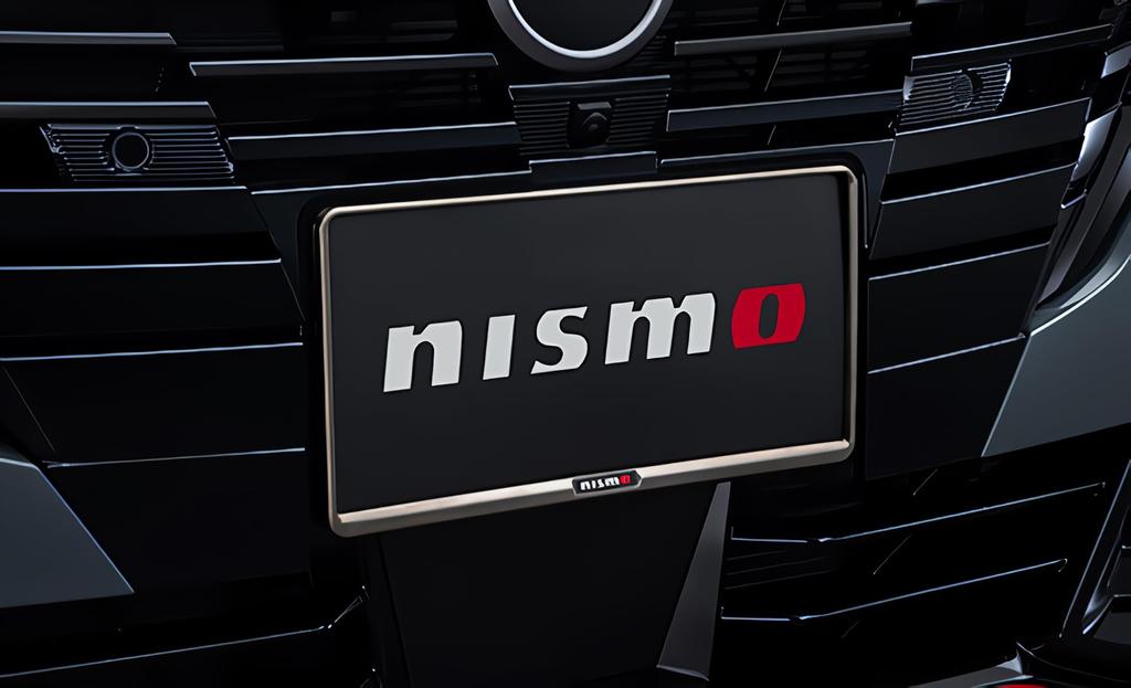 Номерной знак Nismo Матовый Темный Обод, Хром, KZ620-0A00D
