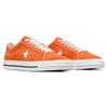 Converse One Star Pro удобные и универсальные нескользящие и прочные низкие кеды для скейтбординга унисекс оранжевые и белые
