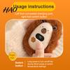 Winter Essential Warmers Cute Plush Hand Heater, Rechargeable Electric Portable Pocket Soft Mini Personal Heater for Outdoors Warm Outdoor Commuting