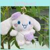 Adorable Plush Pink Bunny Keychain 10cm Soft Cute Stuffed Animal Gift With Chains Colorful