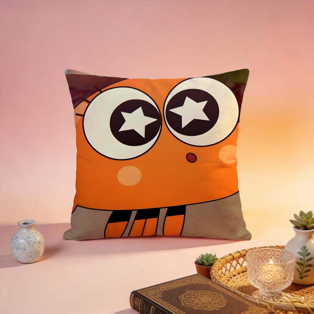 Popular TThe Amazing World of Gumballable Cushion Cover Premium SkinFriendly Pillow Case MultiPurpose for Home Office Travel