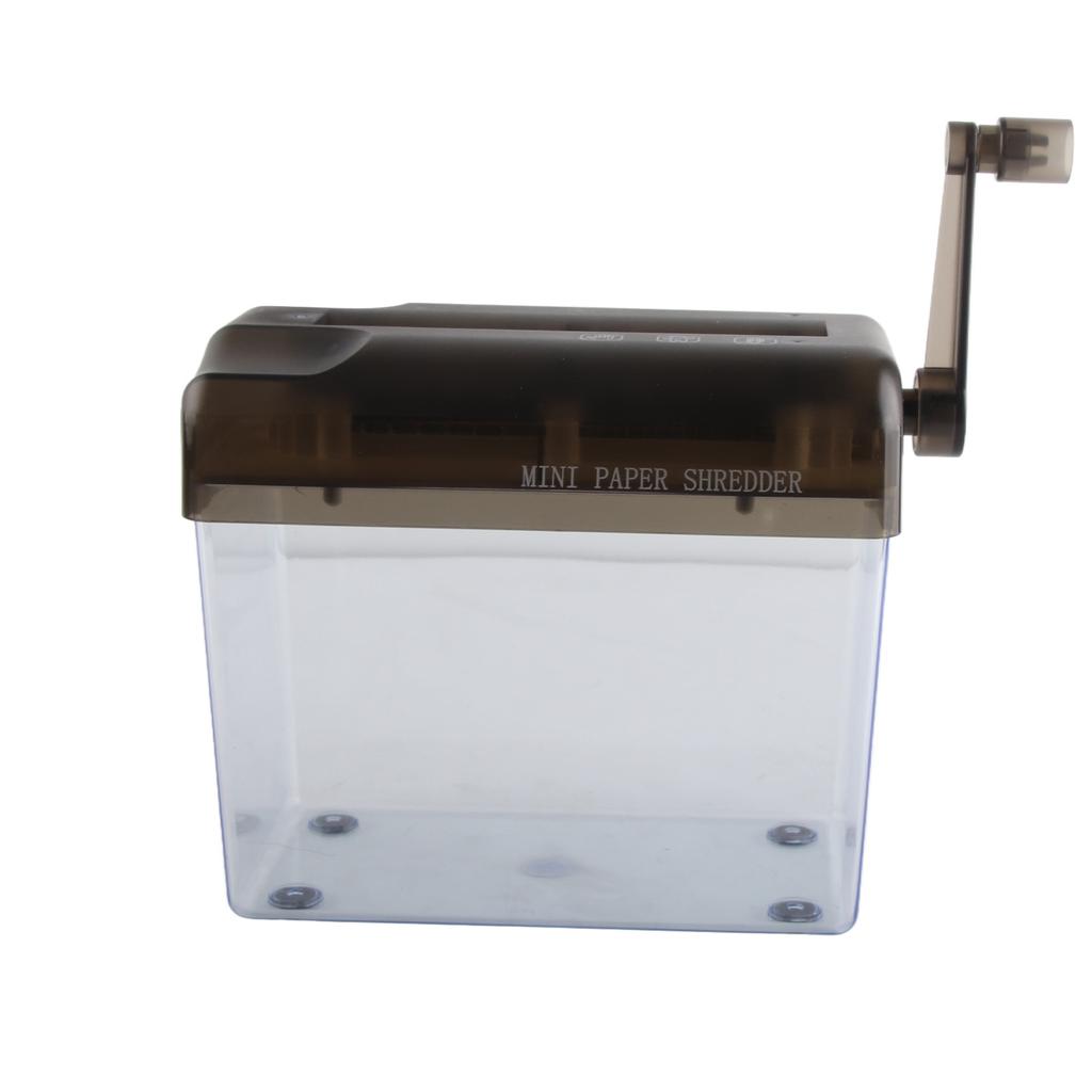 Portable Mini Manual Shredder Desktop A6 Hand File Shredder Paper Cutter