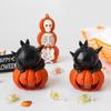 Halloween Jack-o-lantern Decorative Props, Electronic Candle Lights, Party Supplies, Ornaments, Night Lights, Black Cat Pumpkin Lights