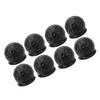 8Pcs Truck Tow Ball Cover 50mm Strong Protection Soft Rugged Trailer Hitch Ball Cover for RV Caravan Black