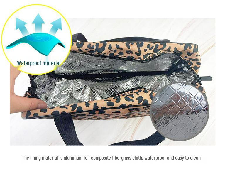 Косметичка большой вместимости с леопардовым принтом для женщин и мужчин – Портативная дорожная сумка для душа и органайзер для ванных принадлежностей