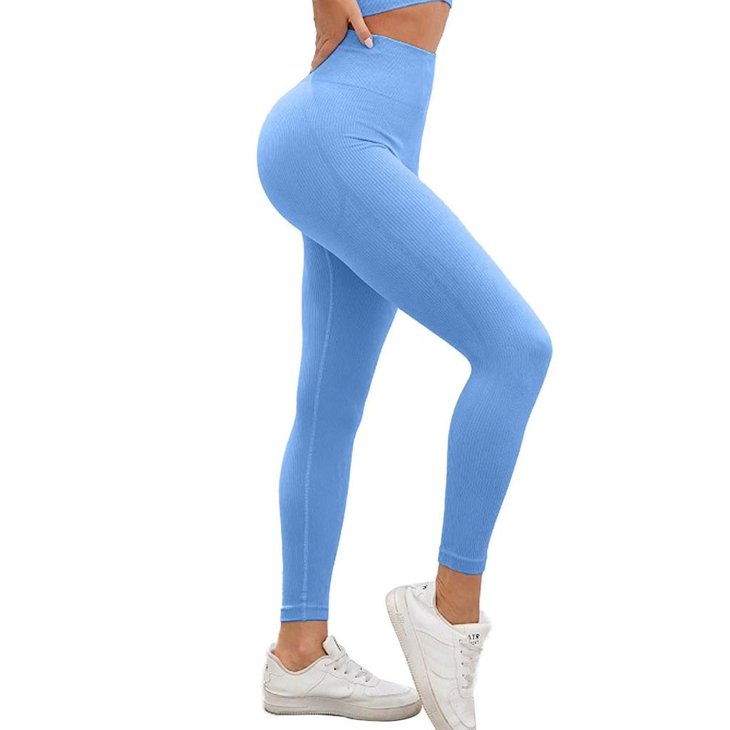 Женские повседневные бесшовные брюки для фитнеса с подтяжкой бедер, облегающие и с высокой талией, штаны для йоги Seach Hip