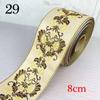 1 Meters Sewing Fabric Jacquard Ribbons Floral Embroidered Straps Woven Lace Trim Stylish