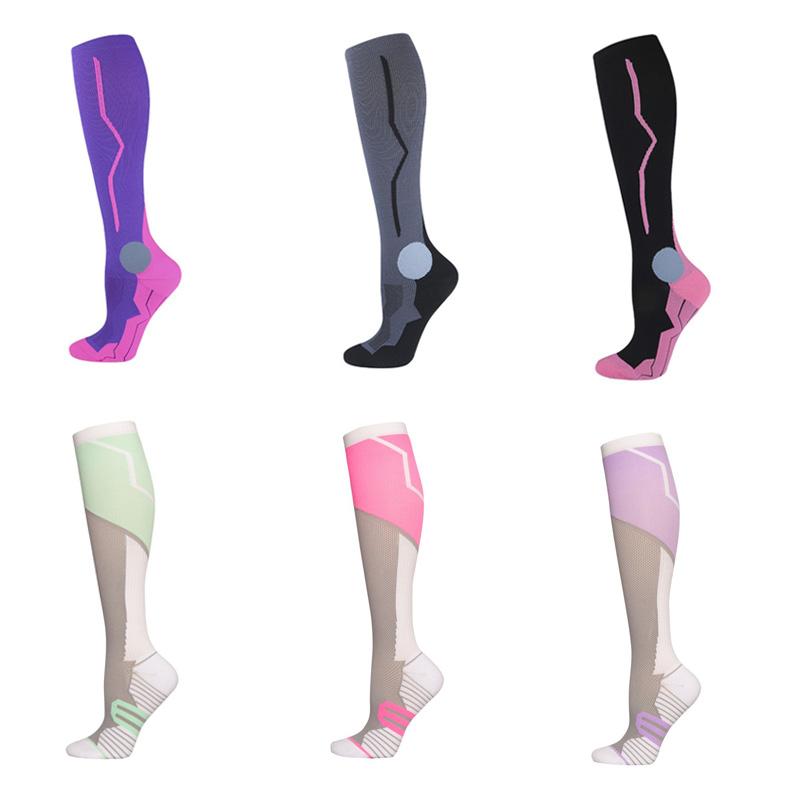 Kid's Knee Length Compression Socks Adolescent Elastic Fitness Pressure Socks