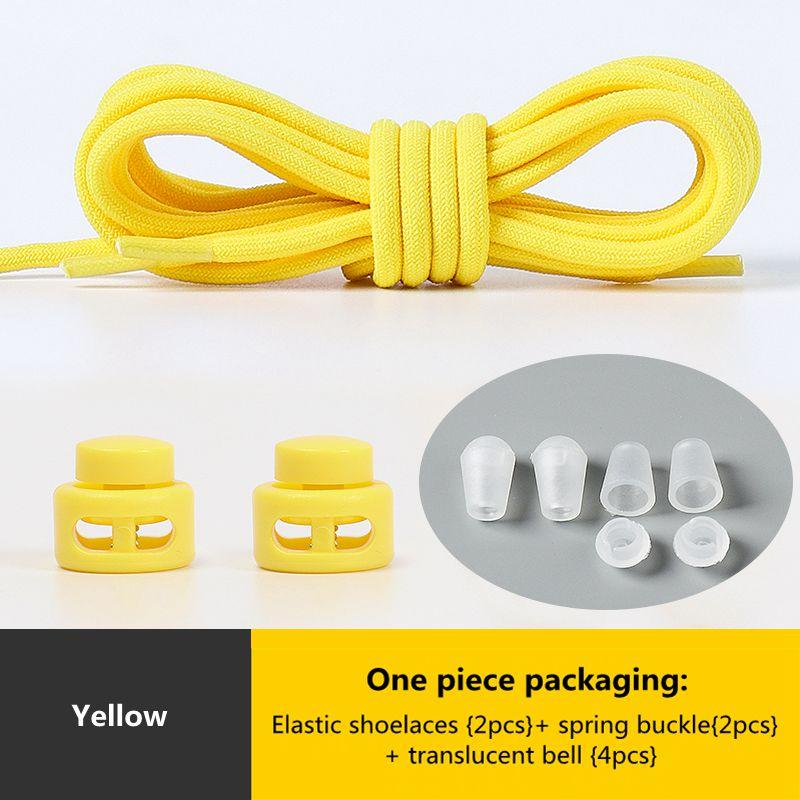 № 8. Шнурки с пружинным замком без завязок. Эластичные шнурки. Кроссовки для детей и взрослых. Быстрые шнурки для обуви. Круглые шнурки без завязок.