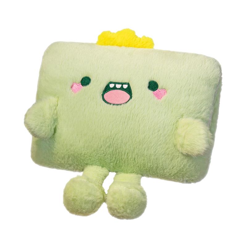 Подушка-грелка для рук двойного назначения, симпатичная маленькая подушка-зверушка для студентов, чехол-грелка для рук, может использоваться в качестве подушки для обеденного перерыва в офисе