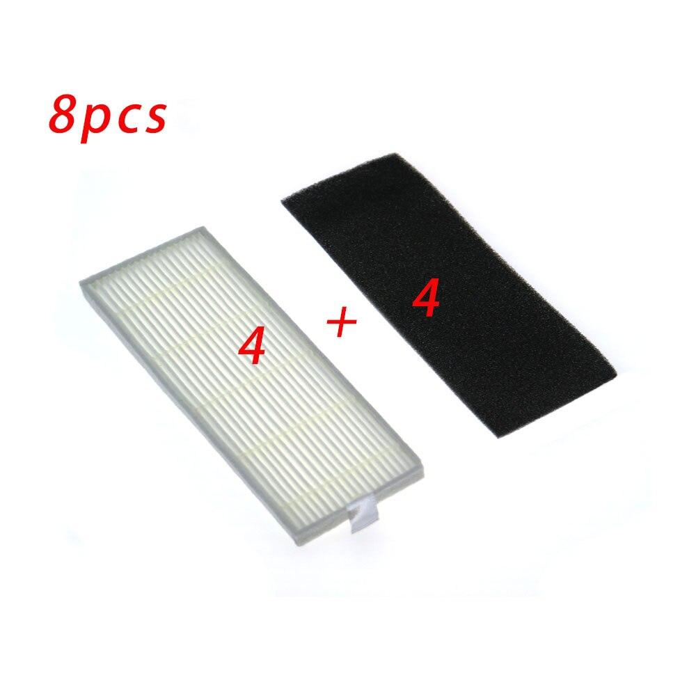 Replacement Sponge + Filters for ILIFE Chuwi Ilife A4 A4S A6 Robot Vacuum Cleaner Hepa Filter Cleaning Robot