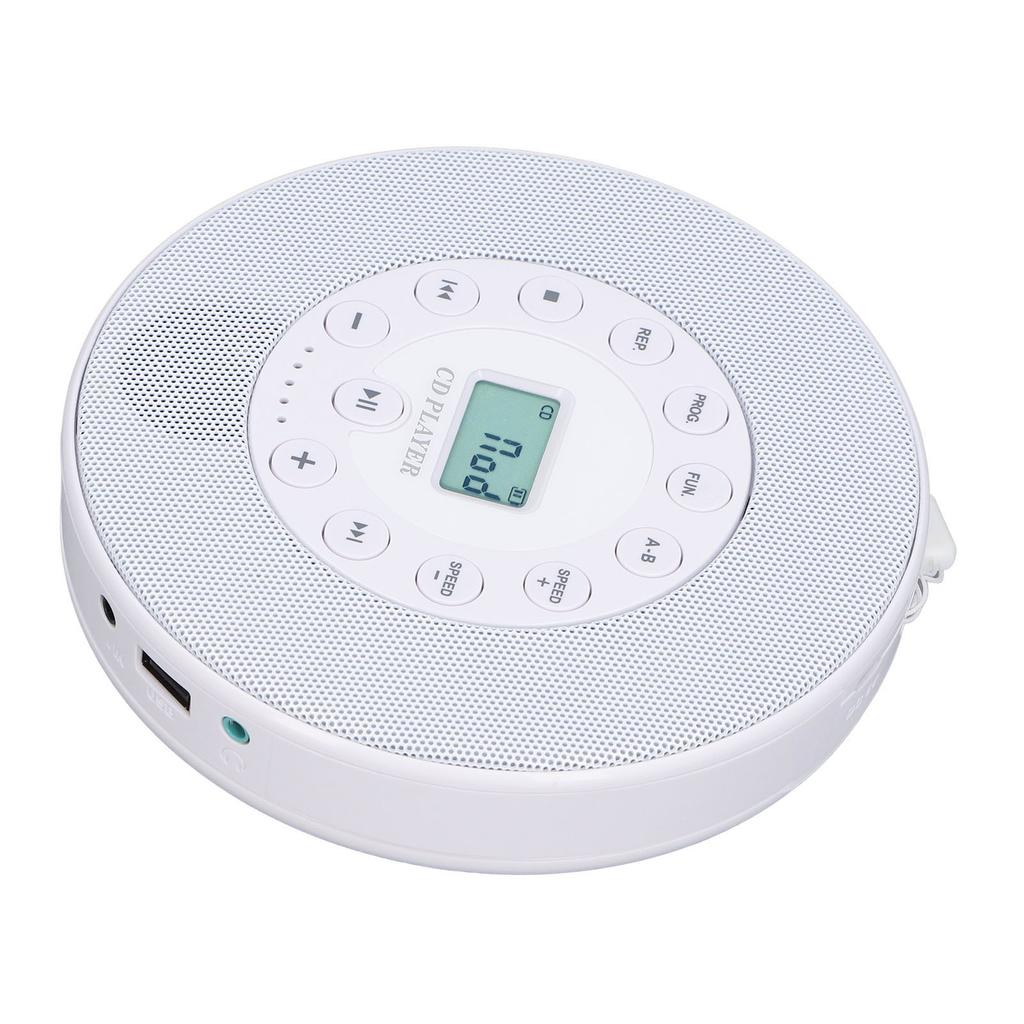 Портативный CD-плеер Bluetooth с динамиком Anti Skip CD-плеер для автомобиля Совместимость с MP3 Поддержка